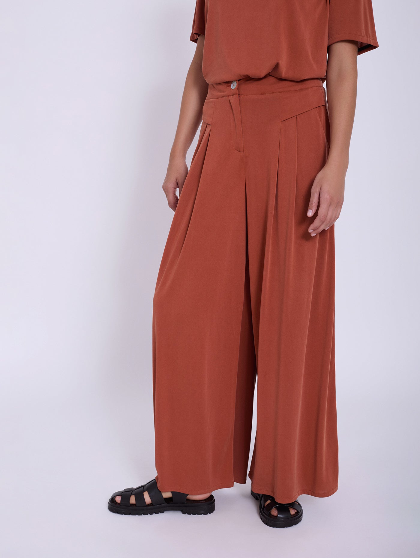 Pantalón Modal Palazzo