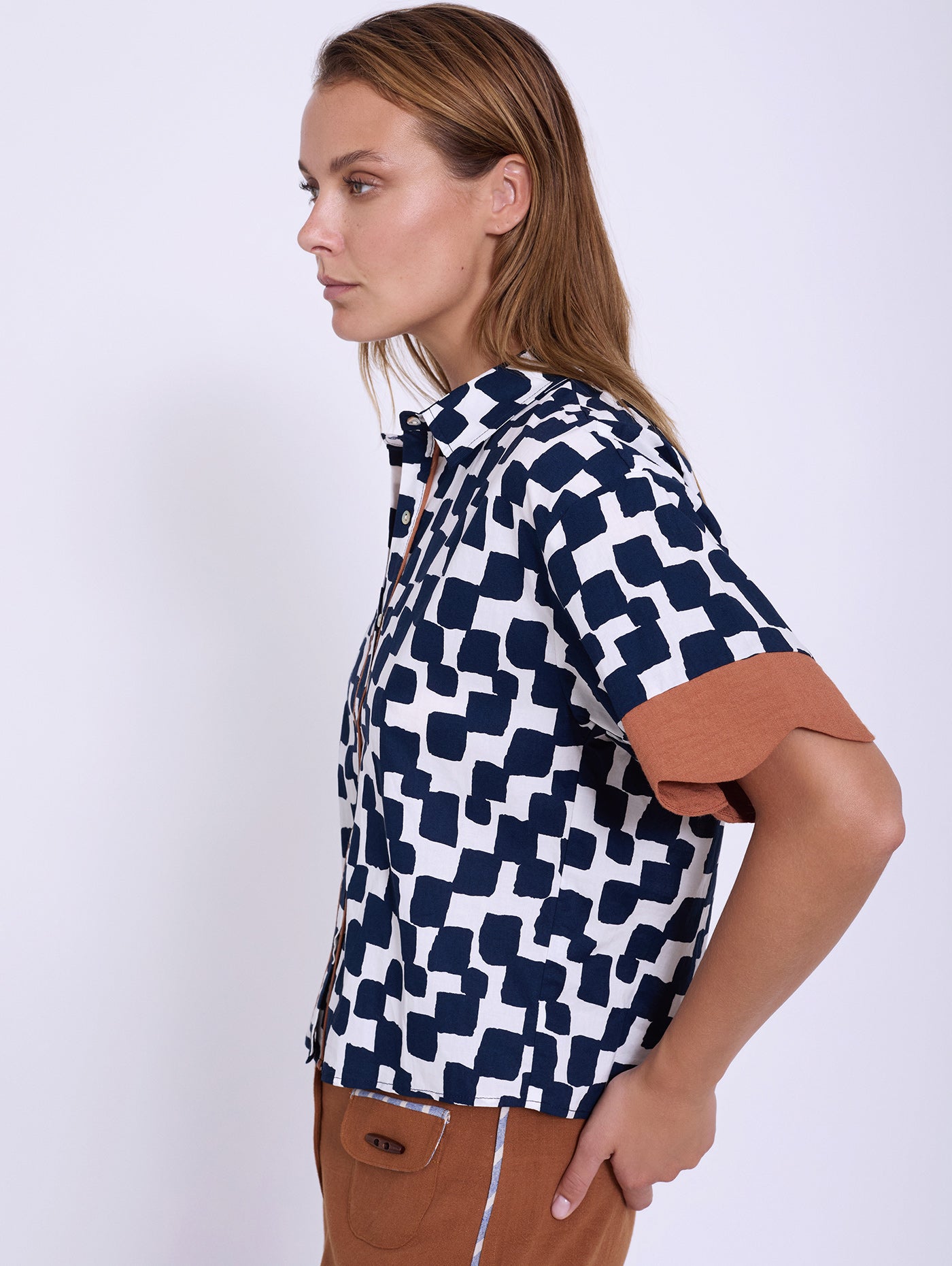 Camisa Algodón Ondas