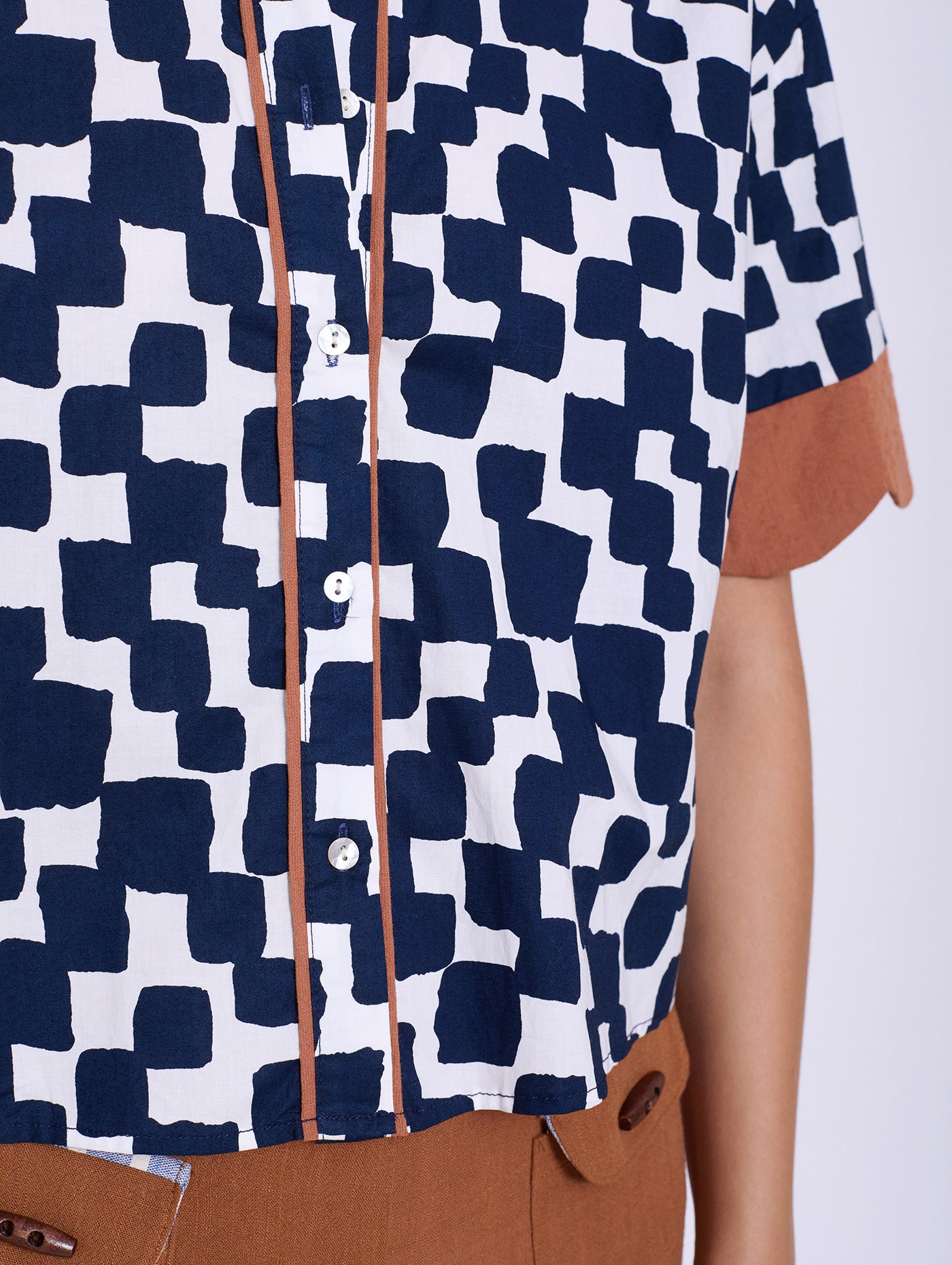 Camisa Algodón Ondas