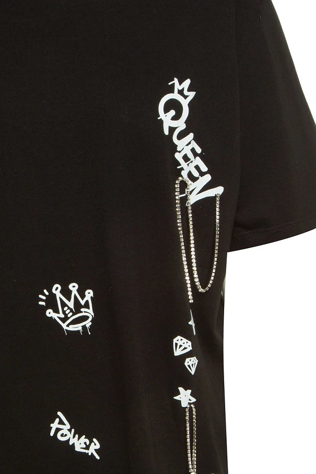 Camiseta Glitter Print