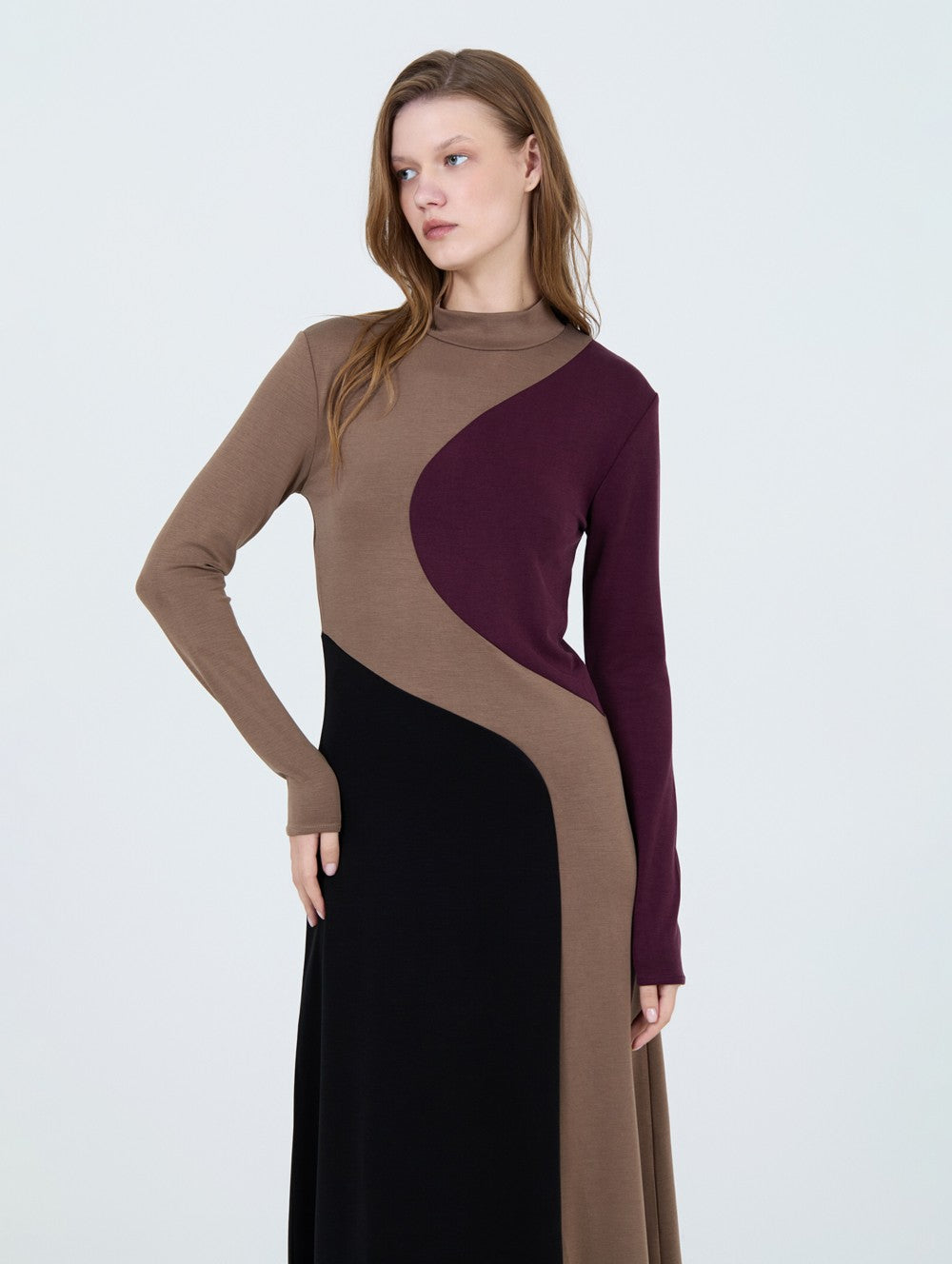 Vestido Tricolor