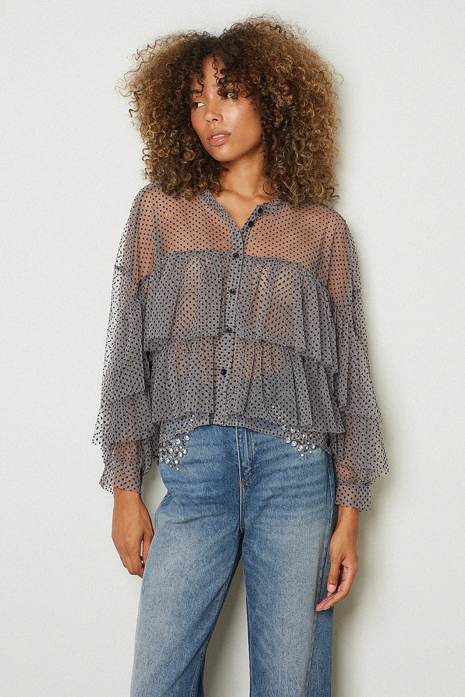 Blusa Tulle