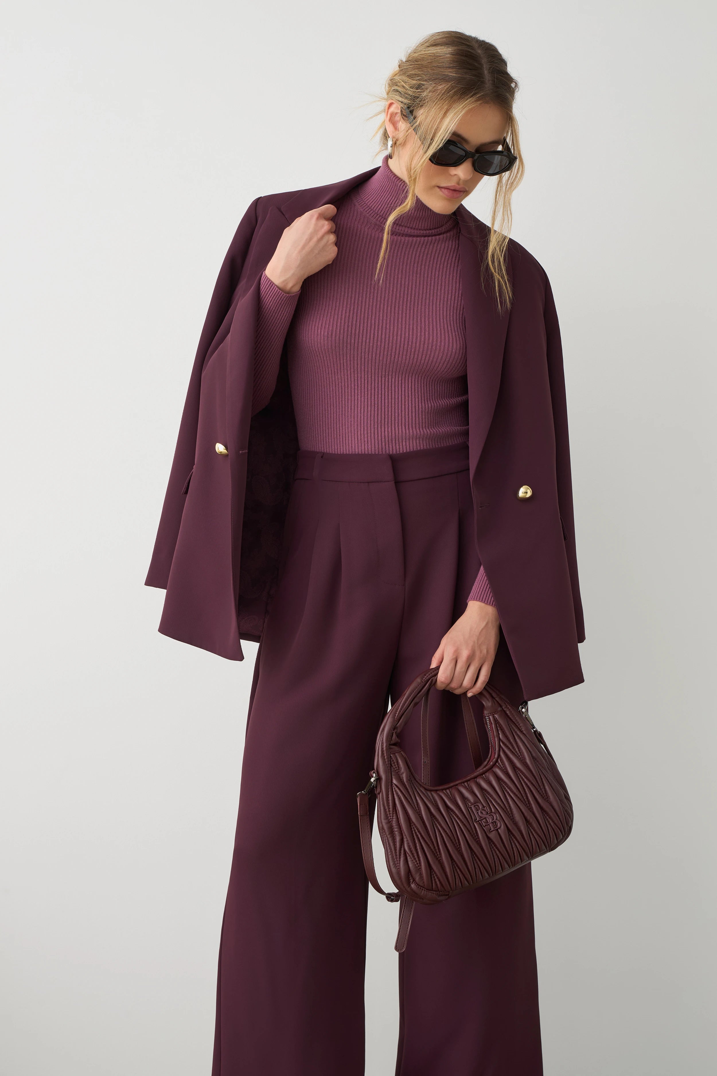 Jersey Basic Burgundy