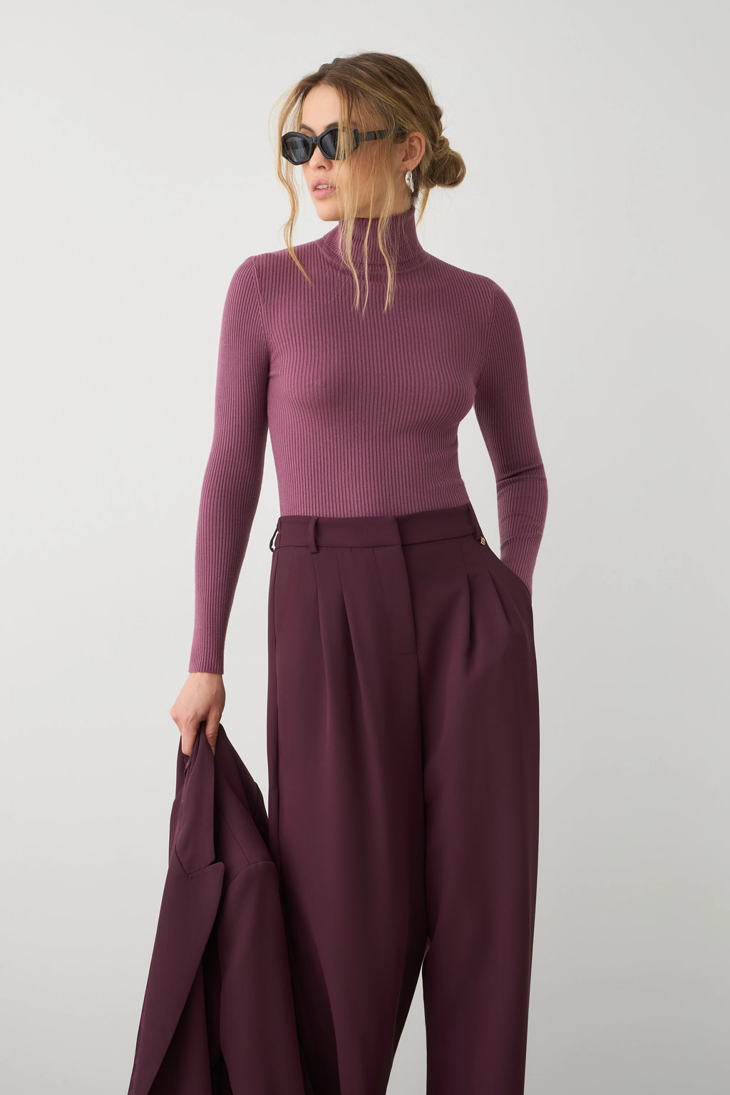 Jersey Basic Burgundy