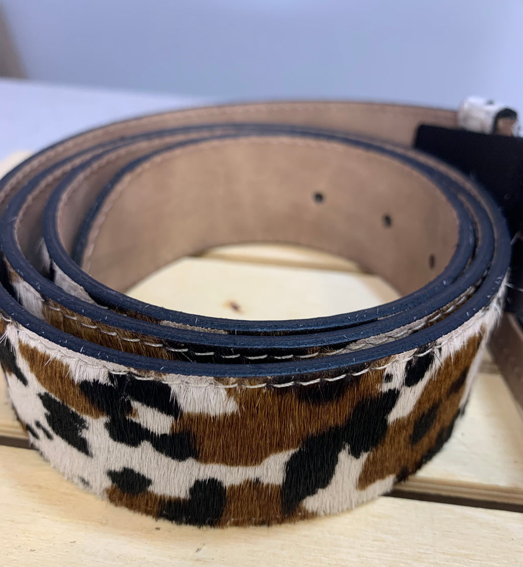 Cinturón Piel Ivory Bloom