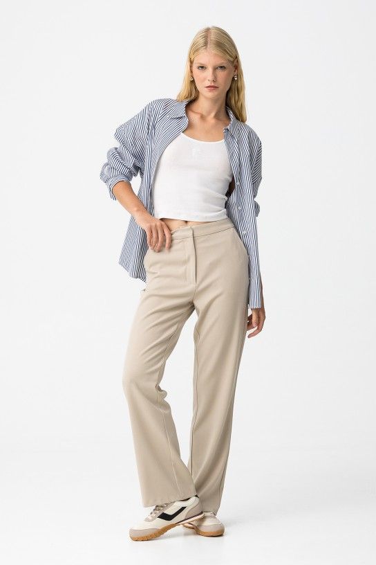 Pantalón Viola Beige