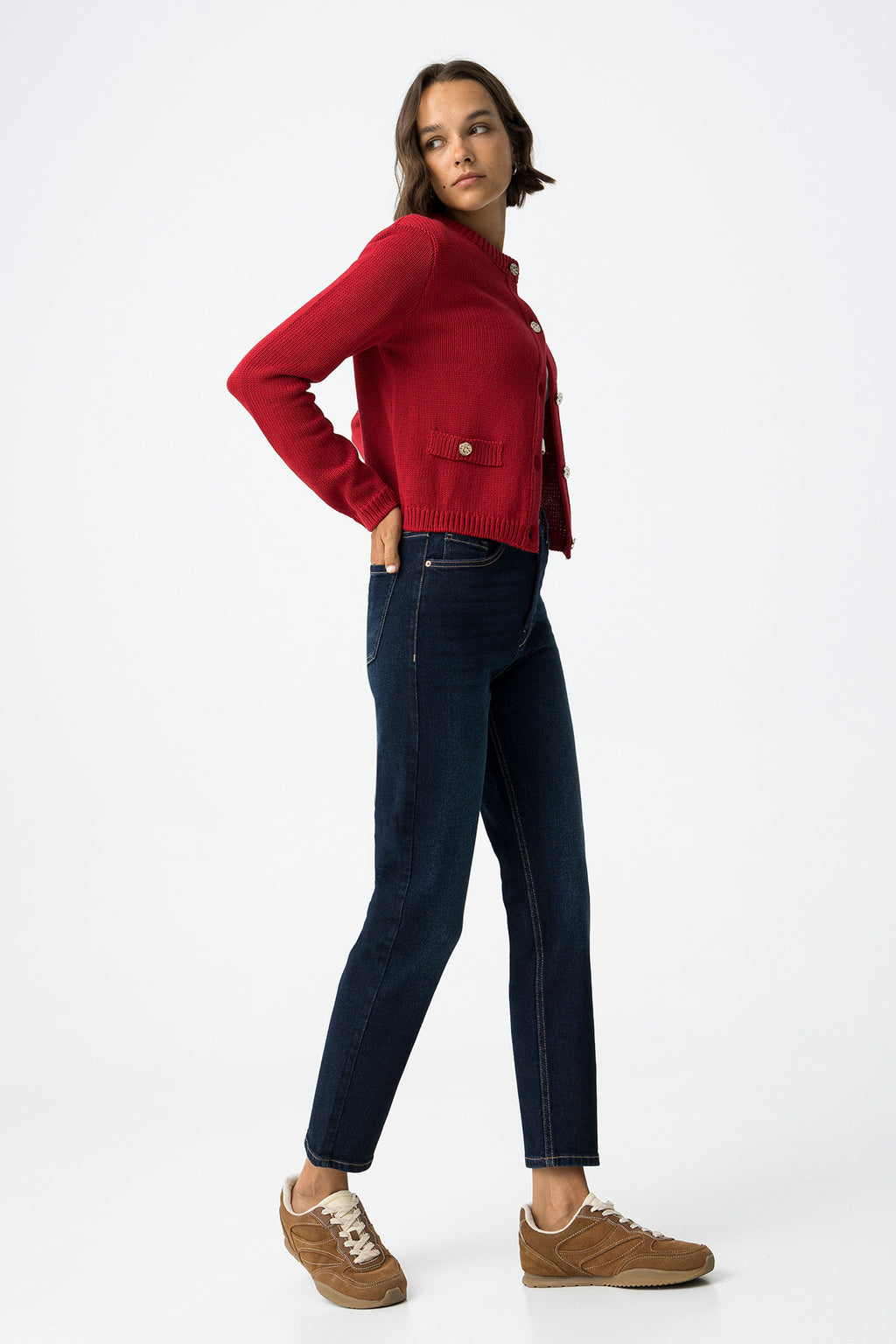 Pantalón Vaquero Mom Slim 39