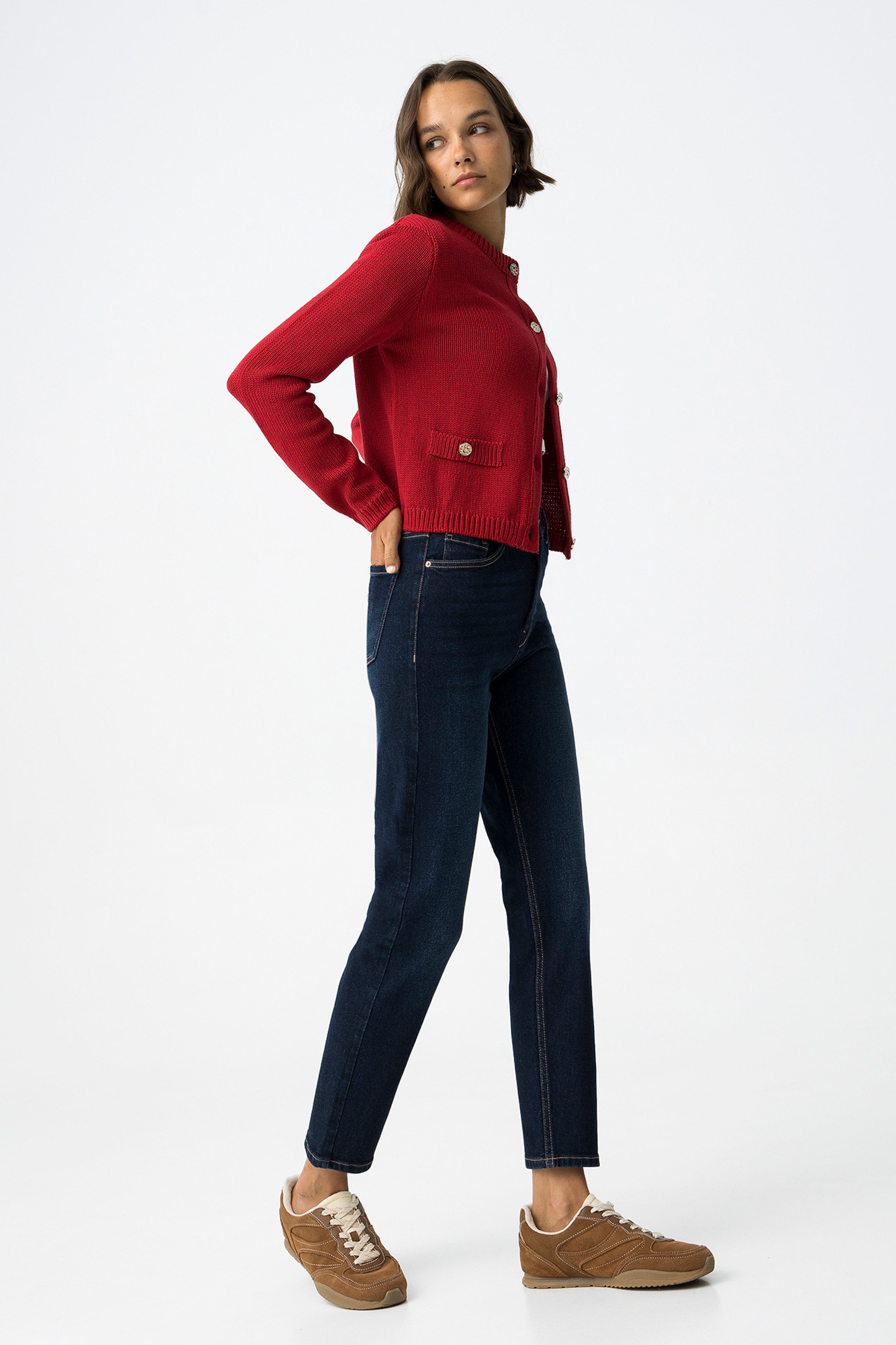Pantalón Vaquero Mom Slim 39