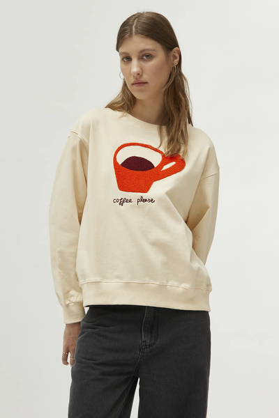 Sudadera Print Café