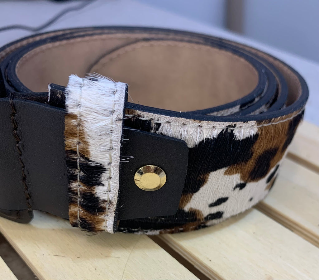 Cinturón Piel Ivory Bloom