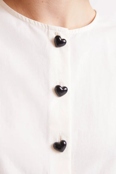 Chaleco botones de corazones