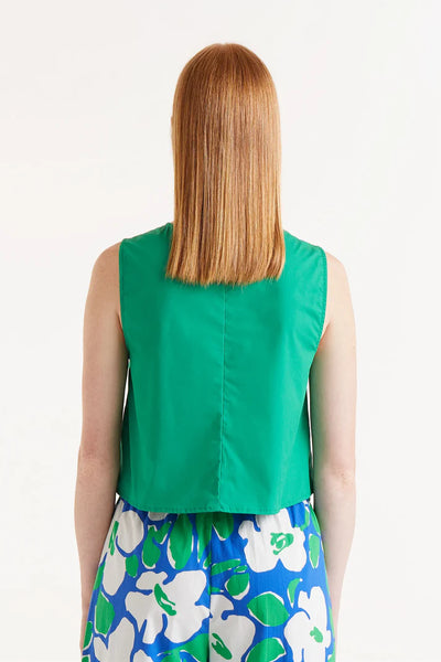 Top Botones Verde