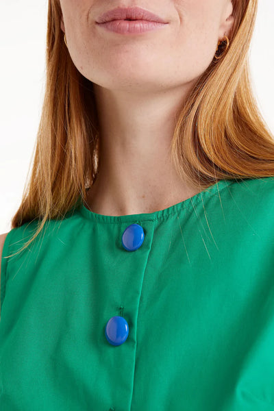 Top Botones Verde