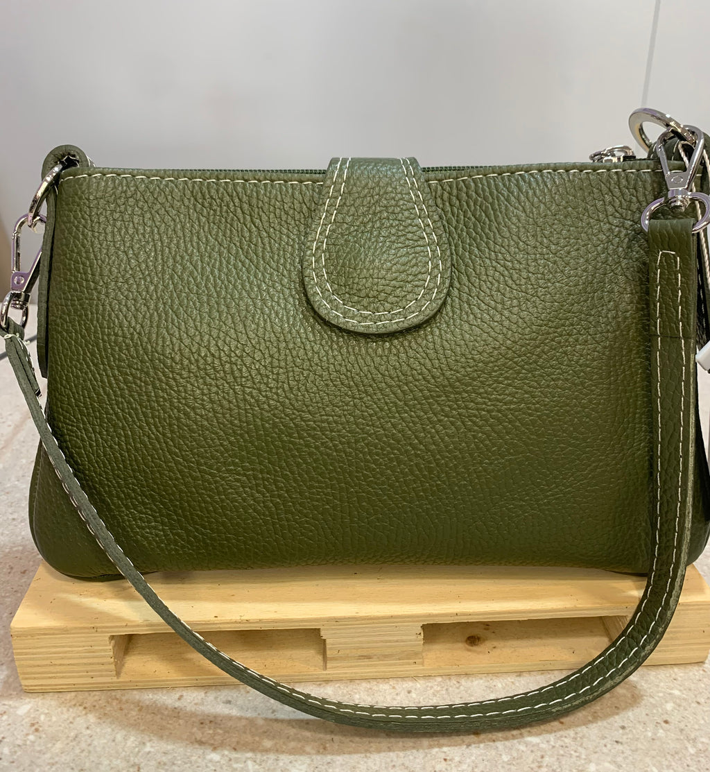 Bolso Piel Olivo