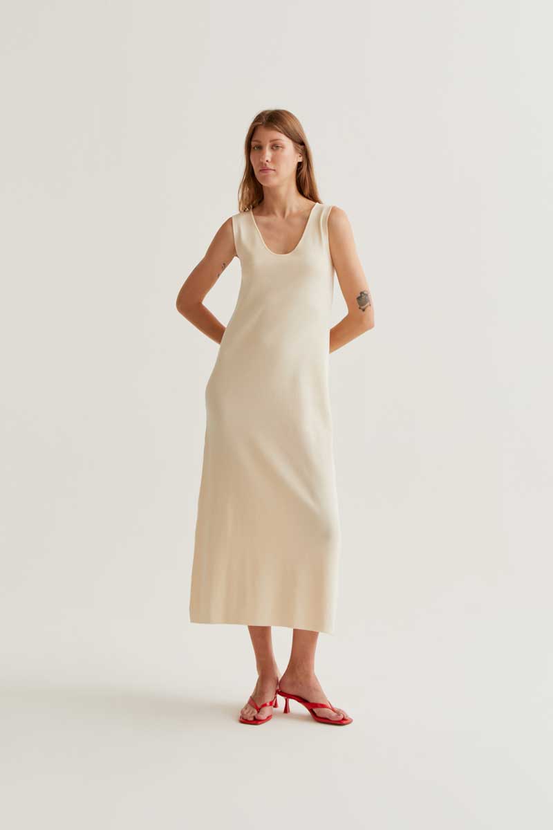 Vestido Crema
