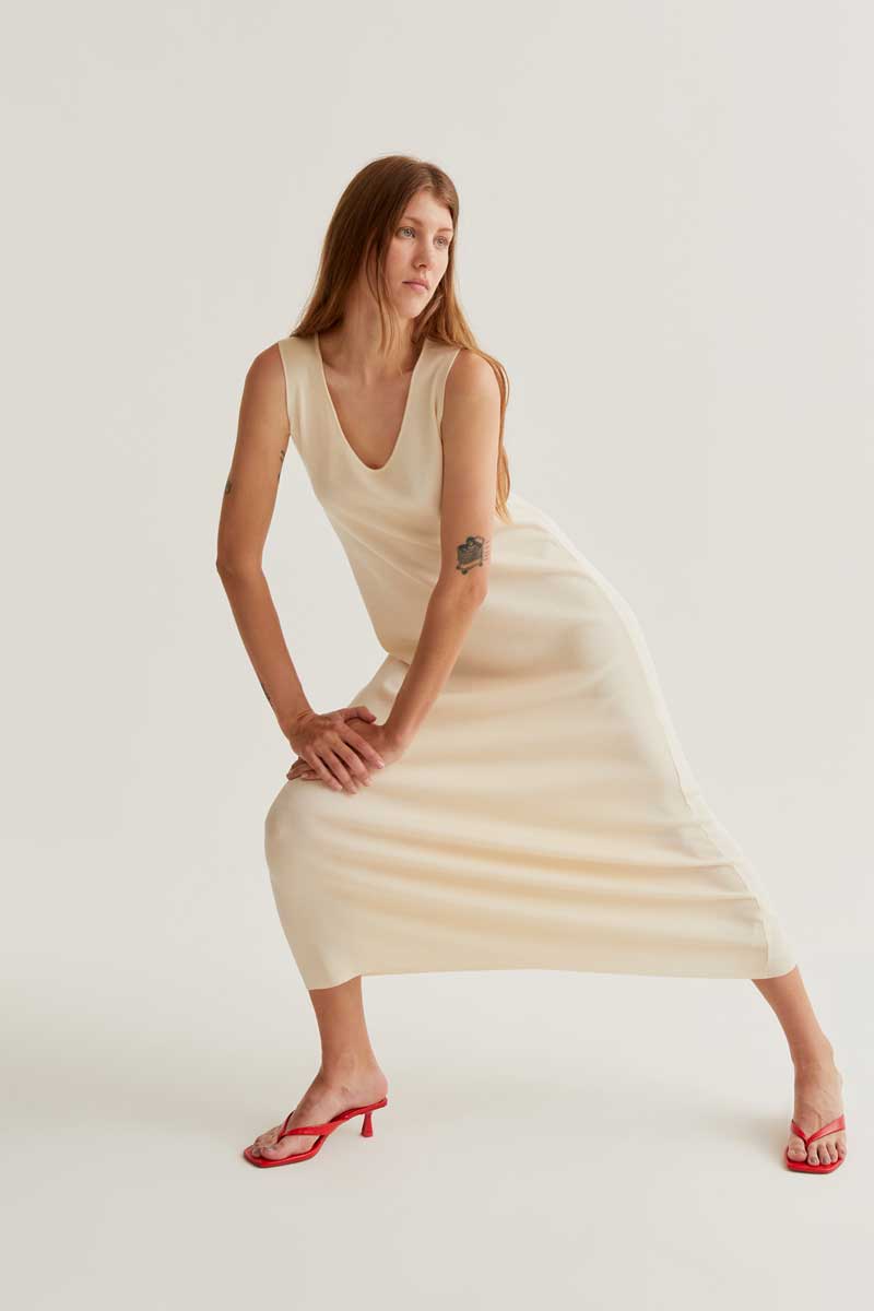 Vestido Crema