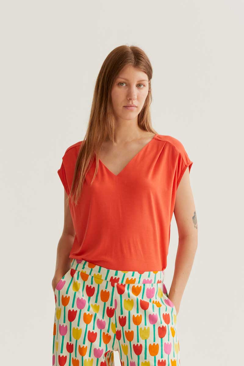 Camiseta Caqui