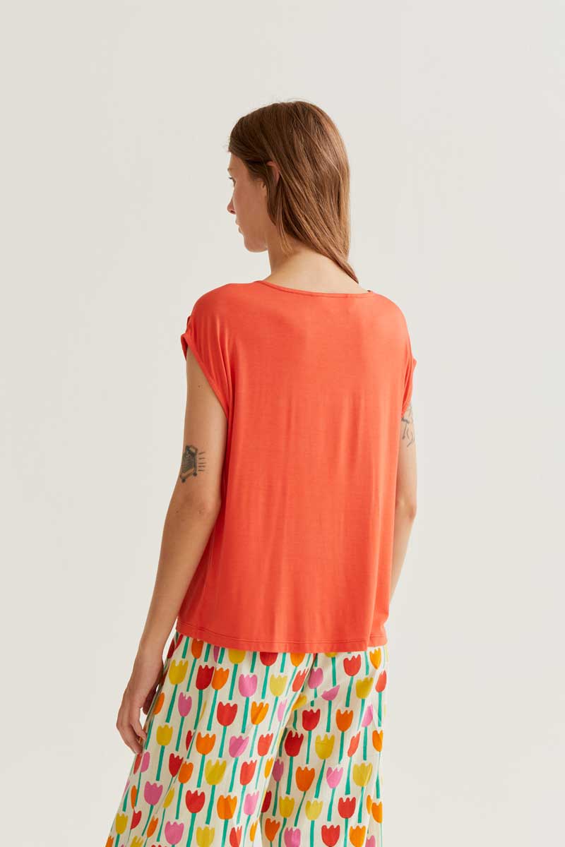Camiseta Caqui