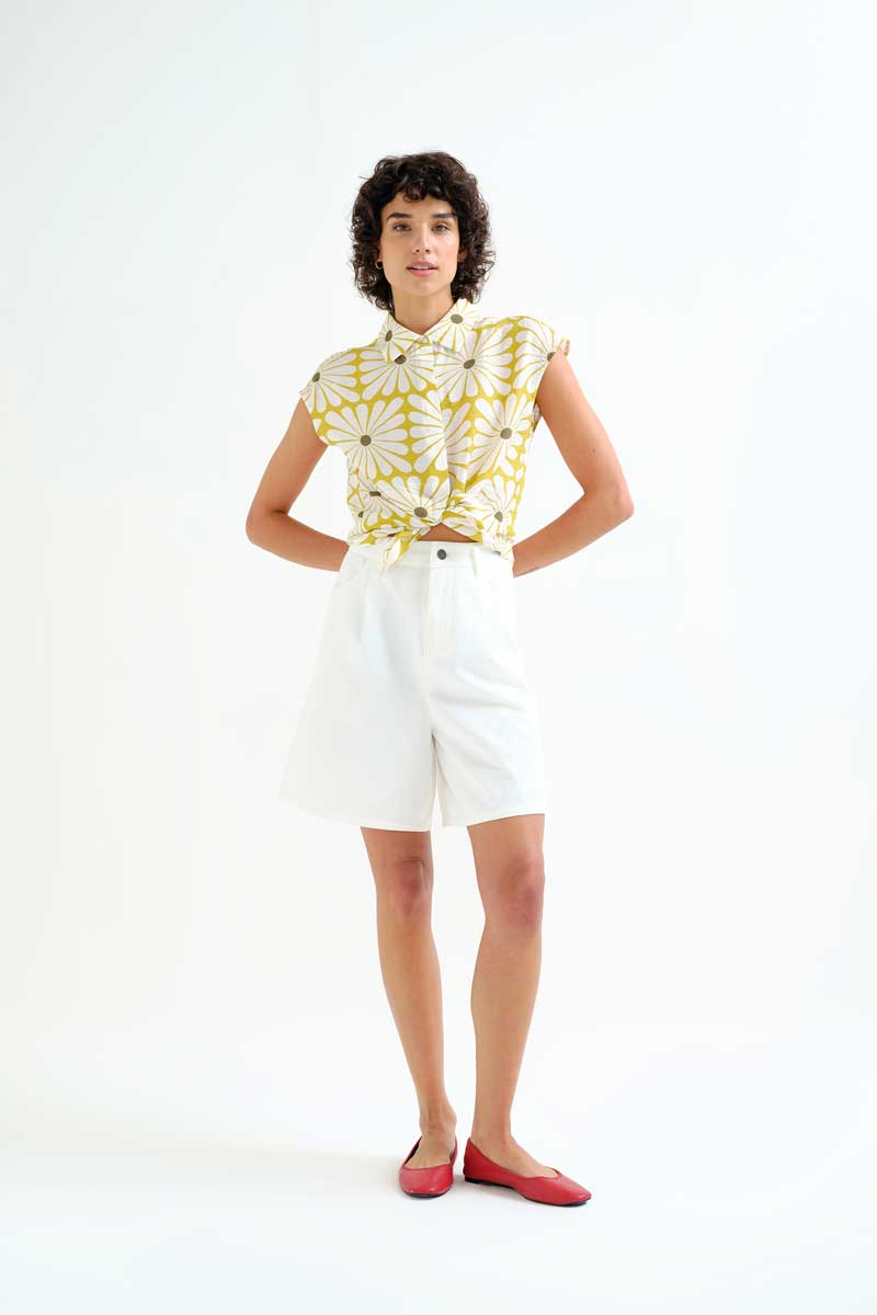 Camisa Olive Flower