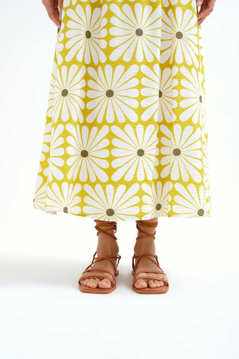 Falda Olive Flower