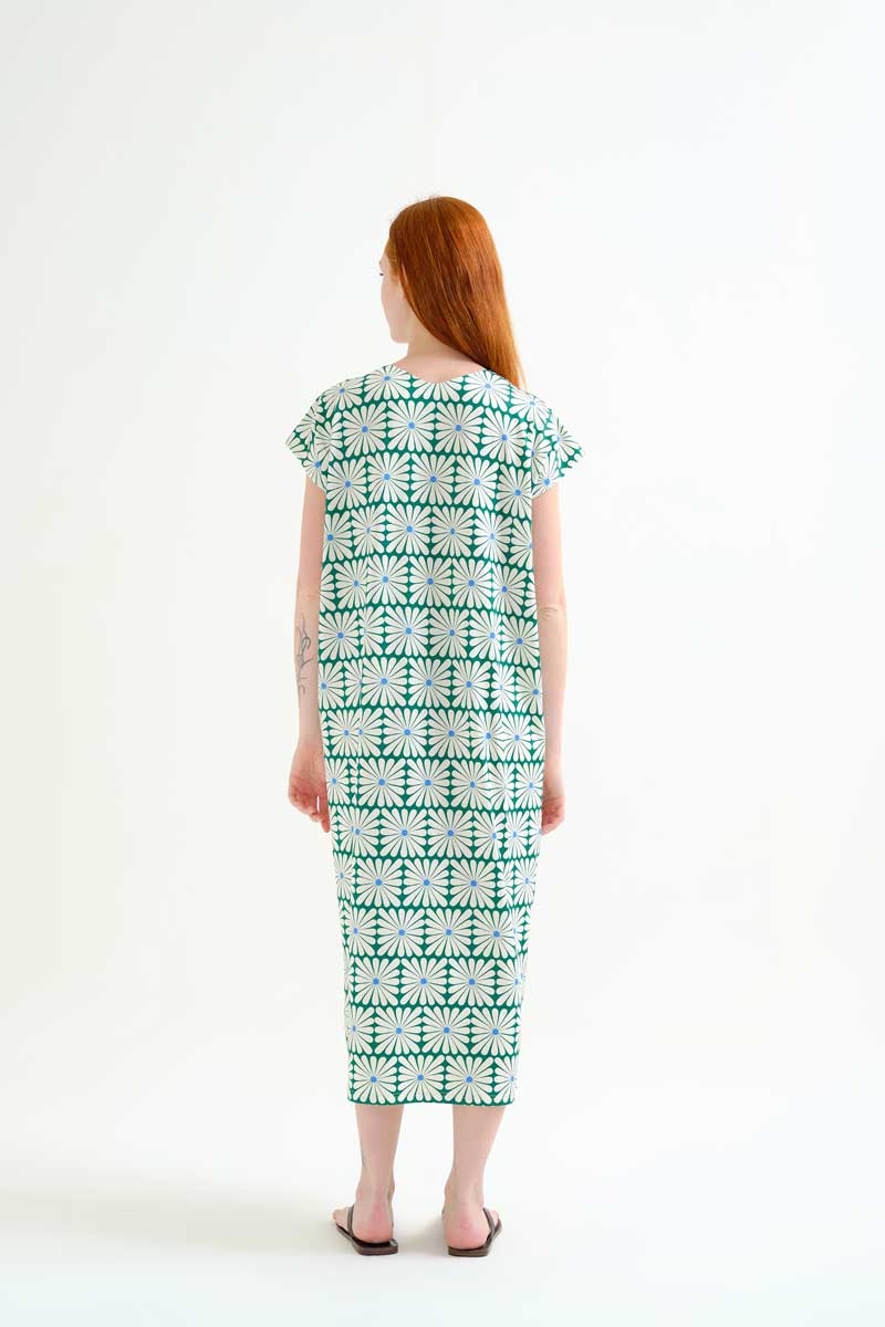 Vestido Flower Green