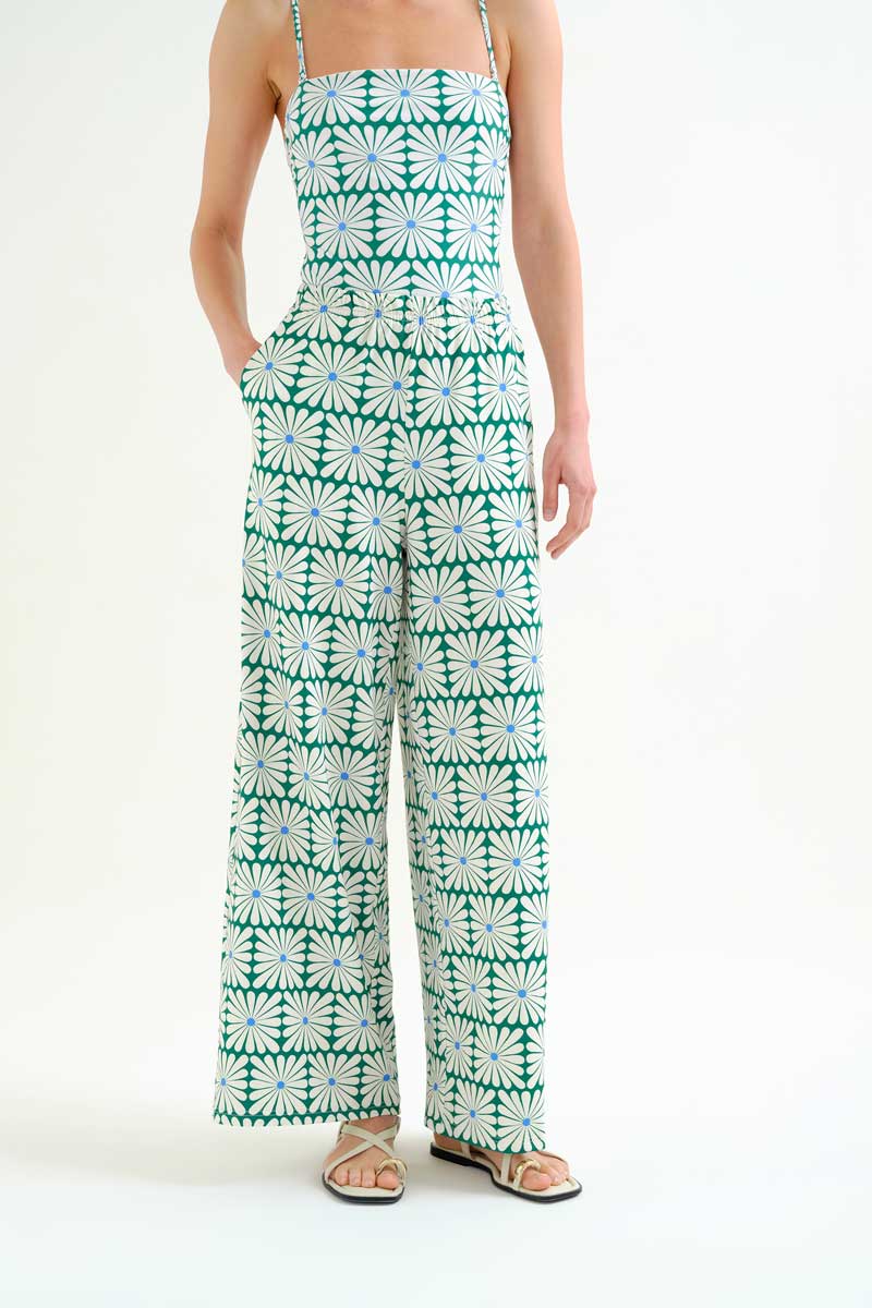 Pantalón Flower Green