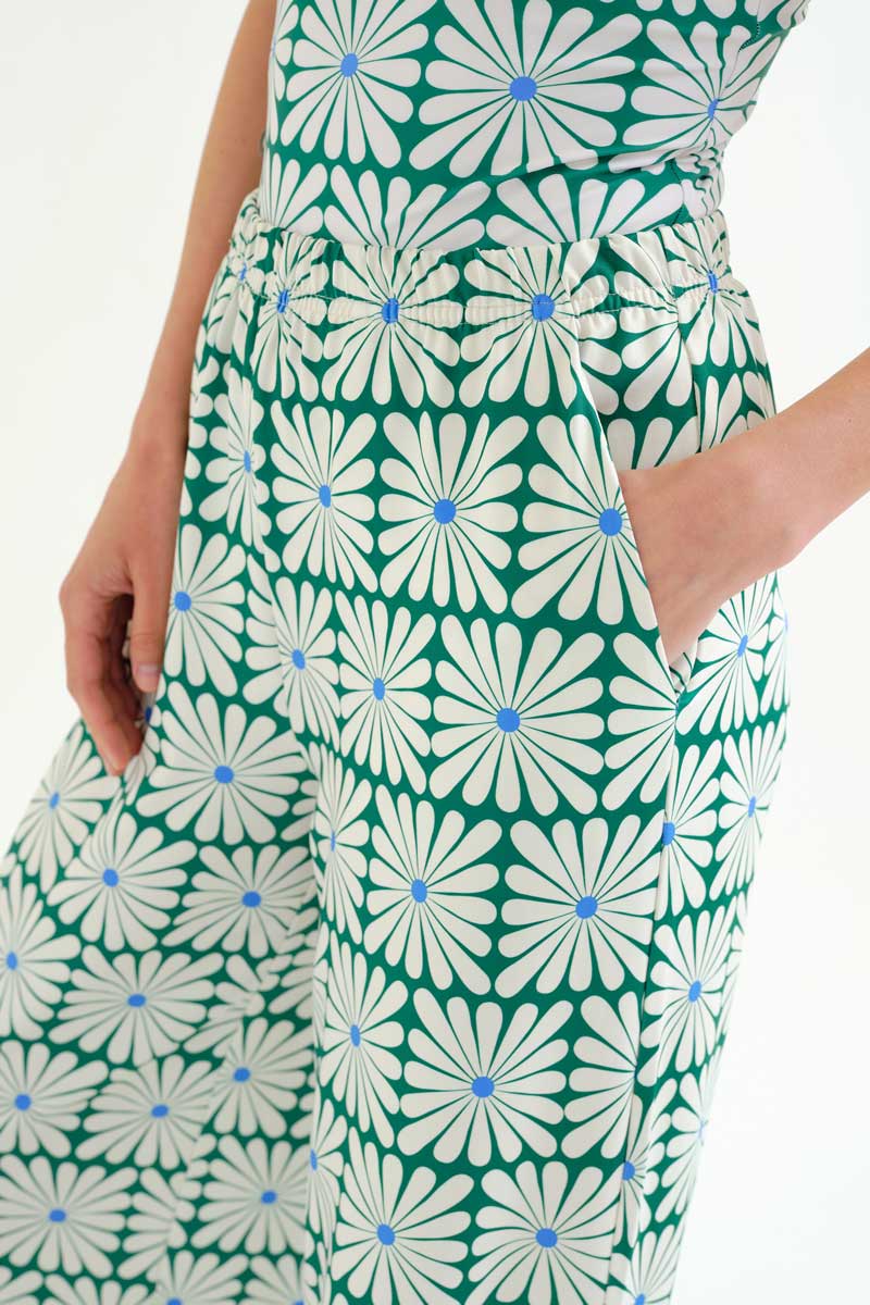 Pantalón Flower Green