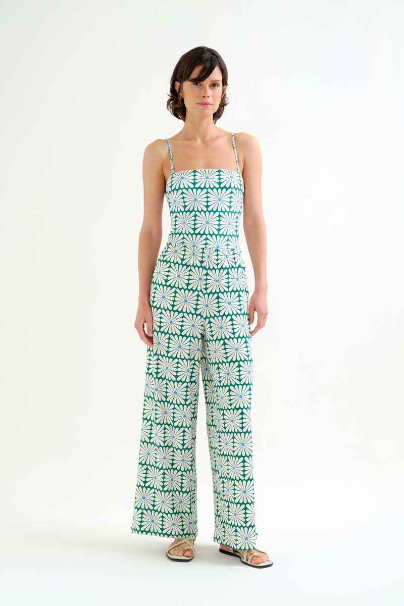 Pantalón Flower Green