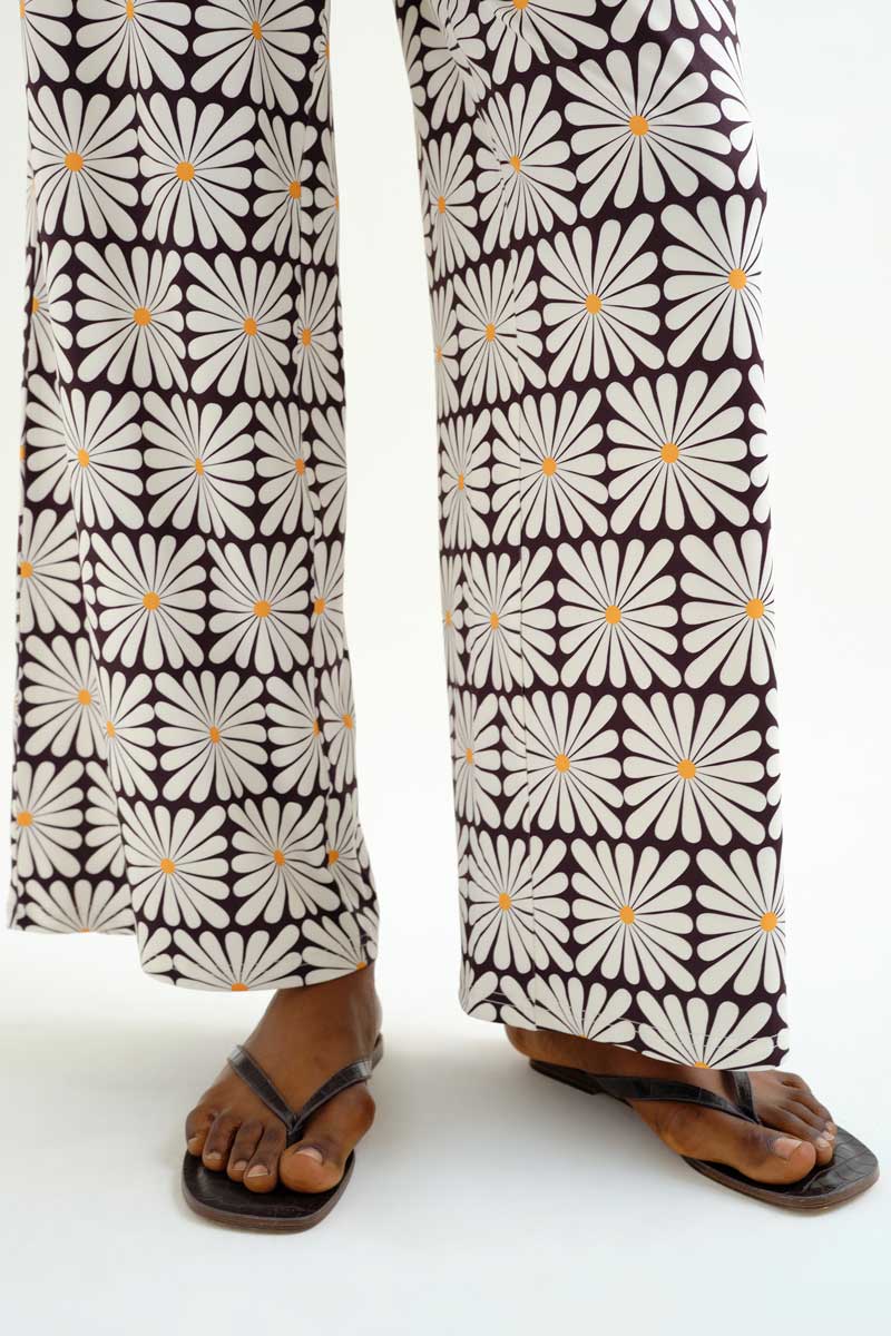 Pantalón Flower Black