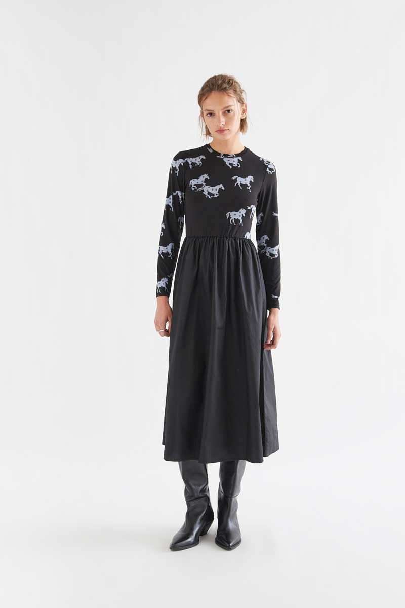 Vestido Horse Blue