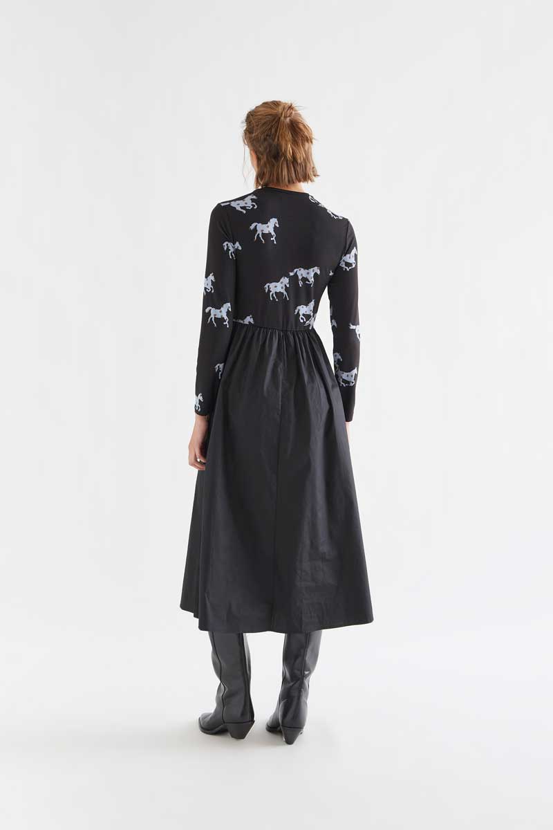 Vestido Horse Blue