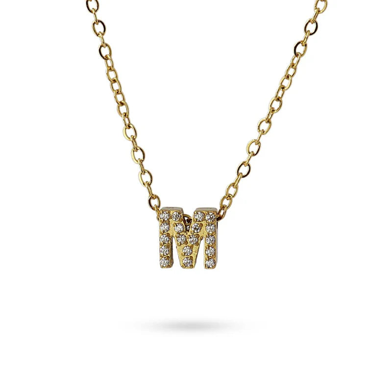 Collar inicial circonitas M