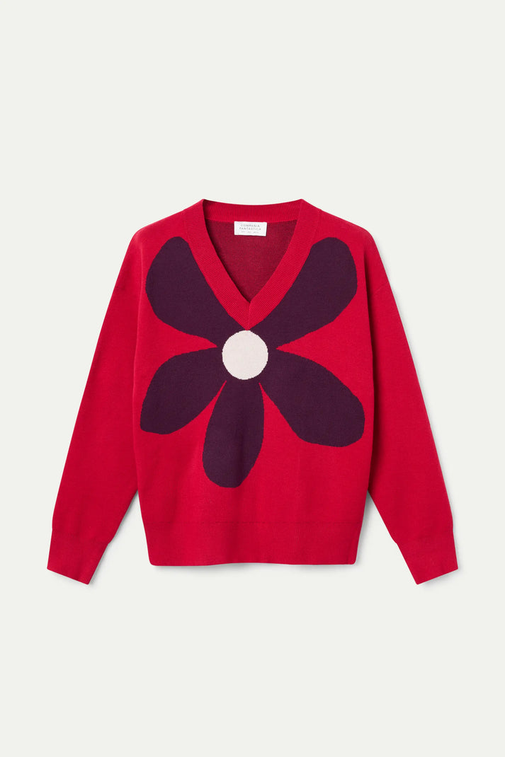 Jersey Big Red Flower