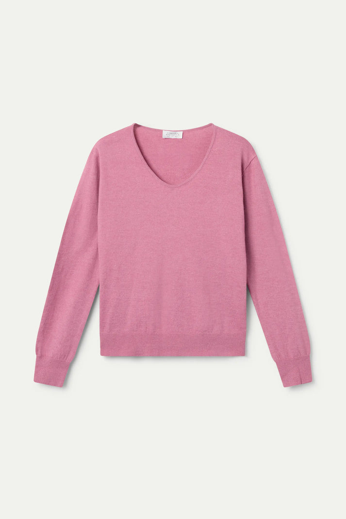 Jersey Cuello Pico Rosa