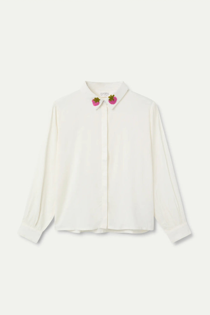 Camisa Bordado Flores