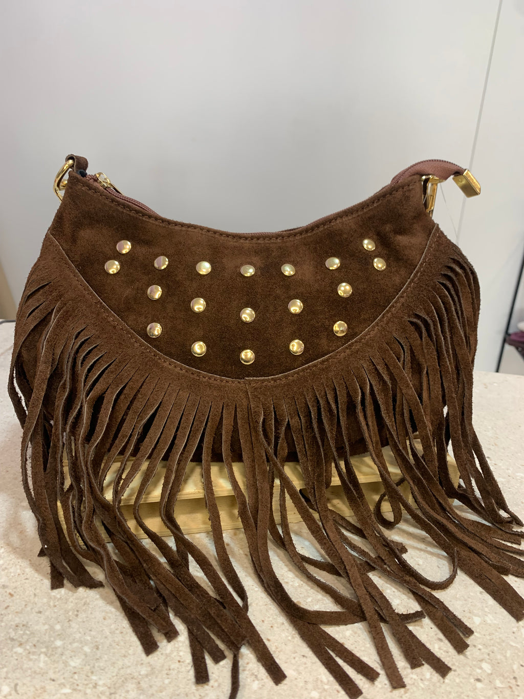 Bolso Piel Golden Whisper