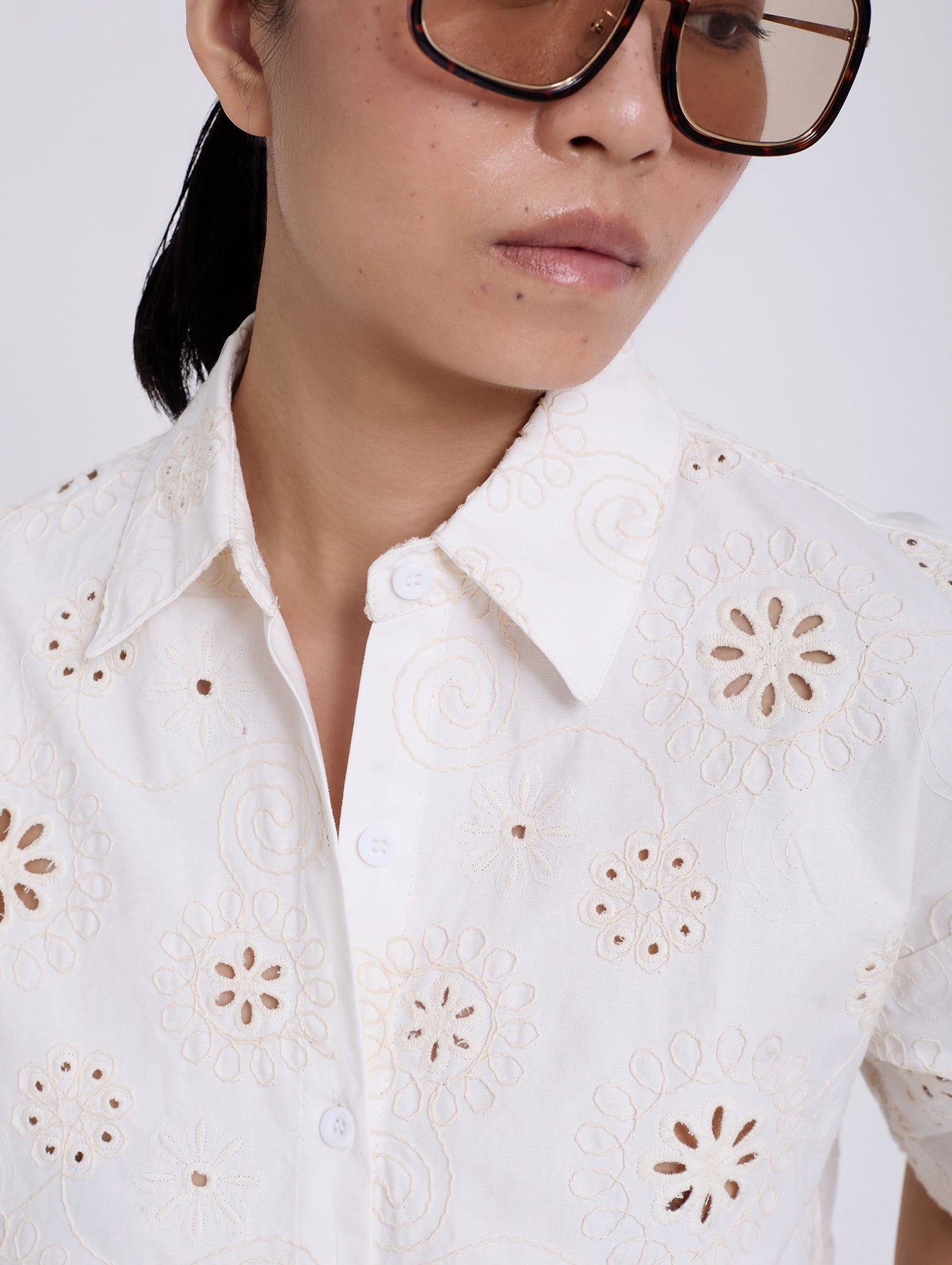 Blusa Bordado Suizo