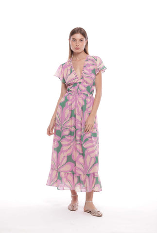 Vestido Lungo In Fantasia