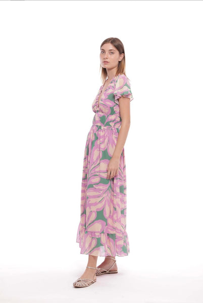 Vestido Lungo In Fantasia