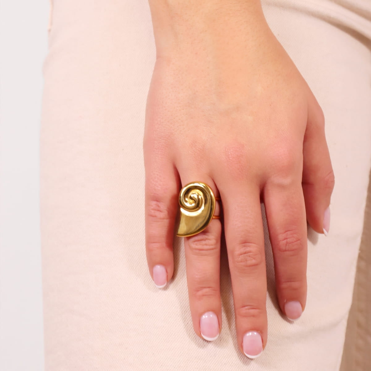 Anillo Aqua Seashell