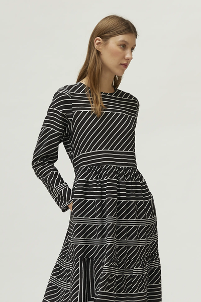 Vestido Midi Zebra