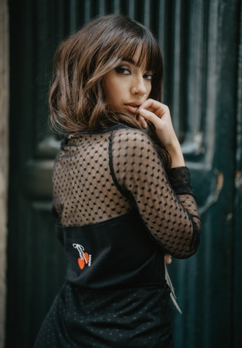 Camiseta Tul Cerezas