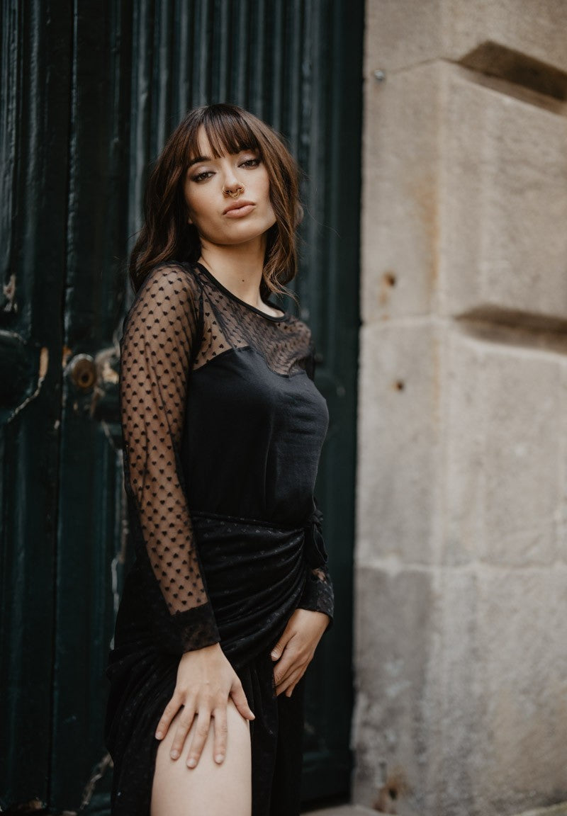 Camiseta Tul Cerezas