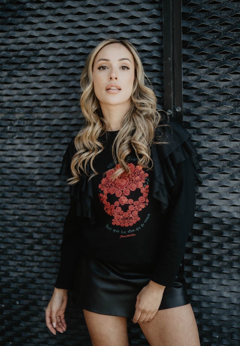 Camiseta Volantes Calavera