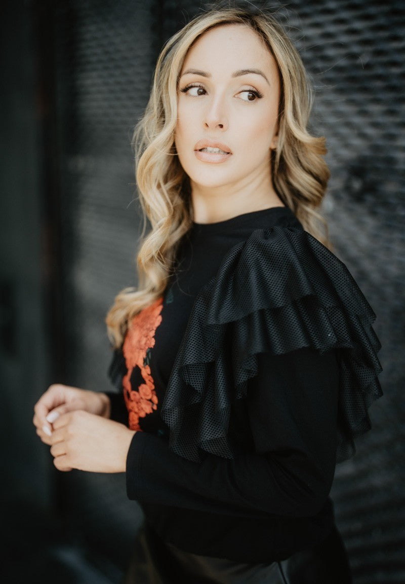 Camiseta Volantes Calavera