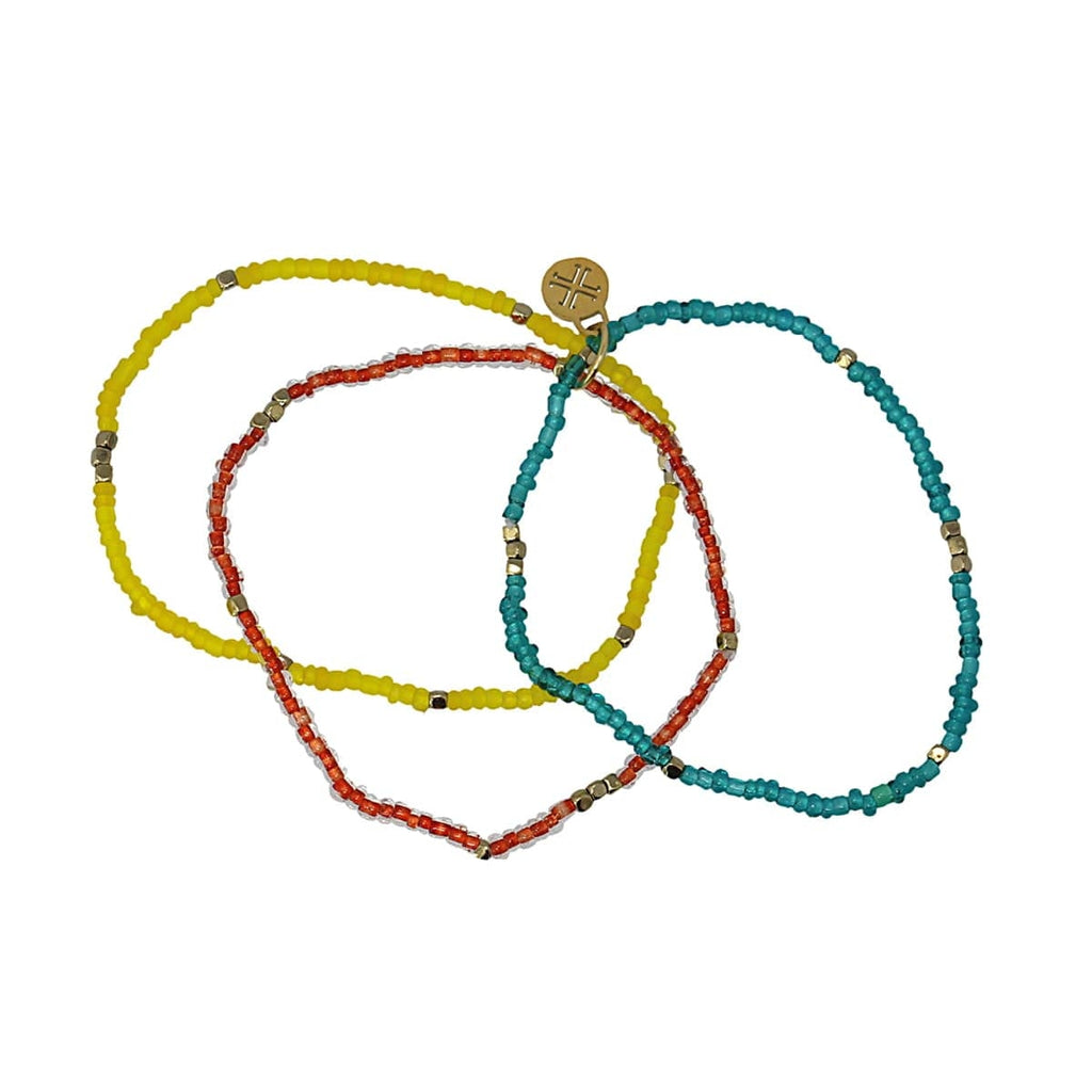 Pack pulseras cristal