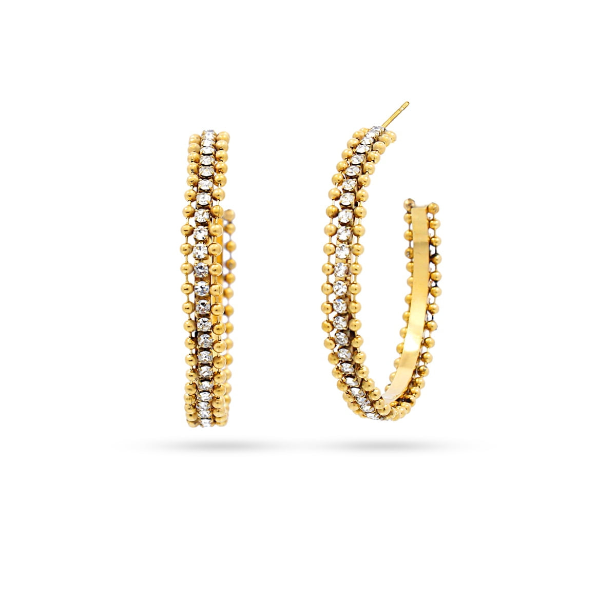 Pendientes Summer Essentials Sparkling Hoops