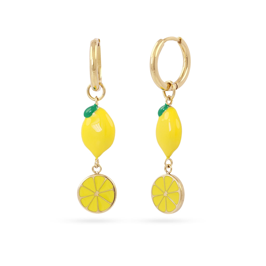 Pendientes Vine Citrina