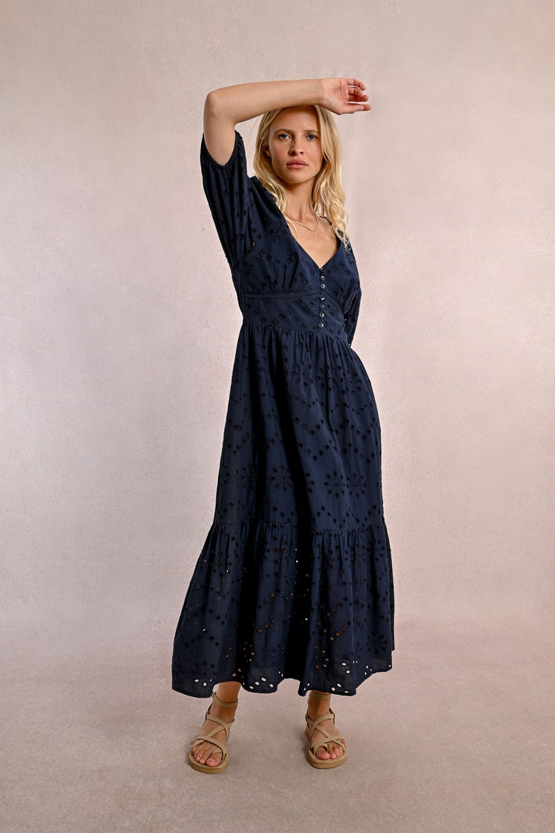 Vestido Bleu Foncé