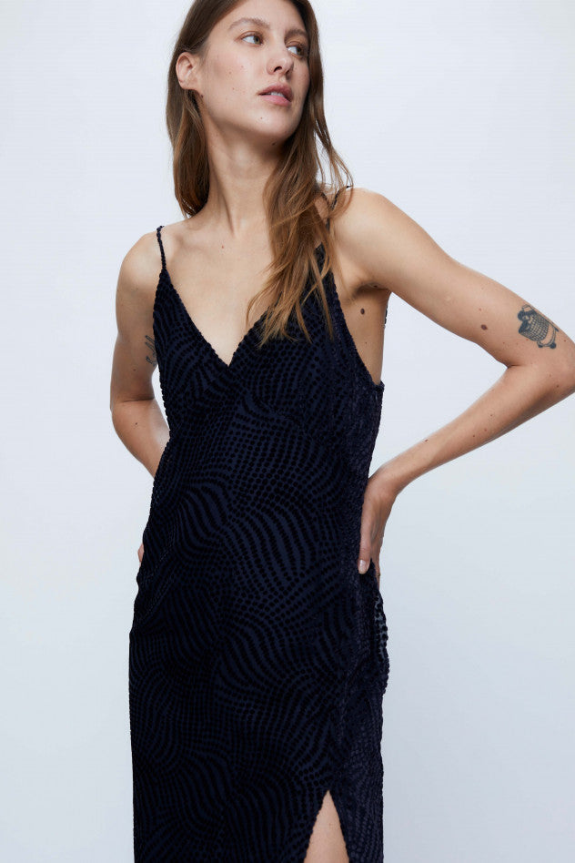 Vestido Blue Velvet